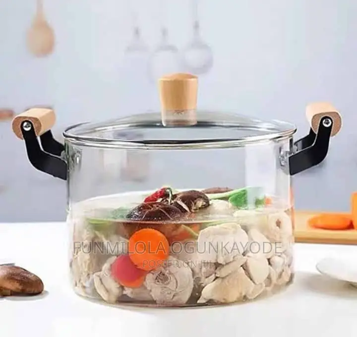 Glass Cooking Pot 4.5l