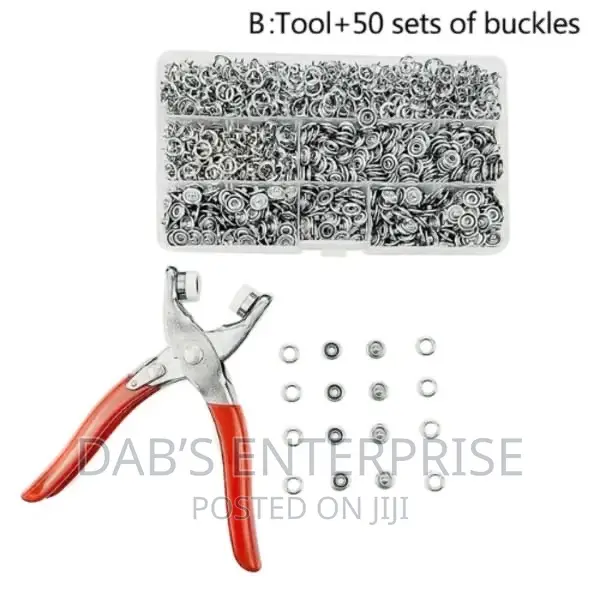 Plier Tool Snap Buttons
