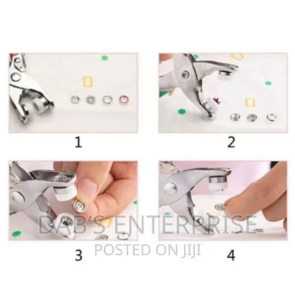 Plier Tool Snap Buttons
