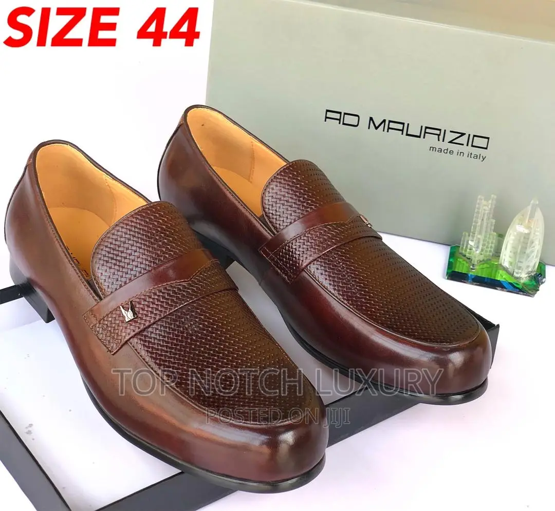 Original Ad Maurizio Leather Men Designer Luxury Shoe