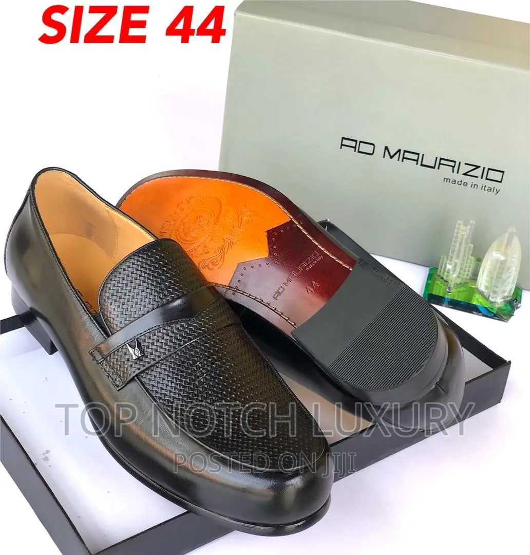 Original Ad Maurizio Leather Men Designer Luxury Shoe