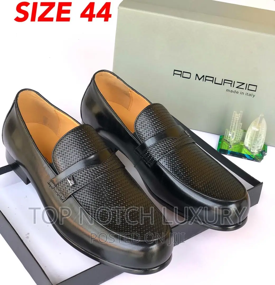 Original Ad Maurizio Leather Men Designer Luxury Shoe