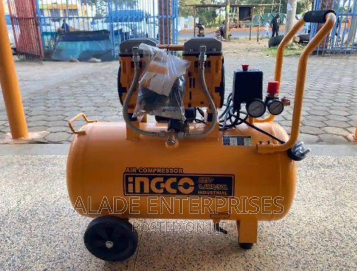 INGCO 50L Industrial Air Compressor Oilfree 100%Pure Copper