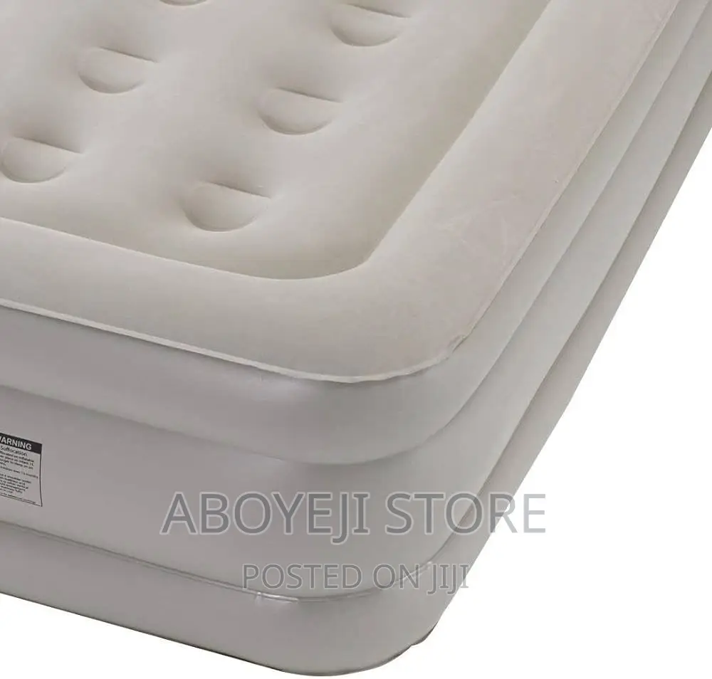 Inflatable Air Mattress 18" Air Bed With Built-in Ac Pump