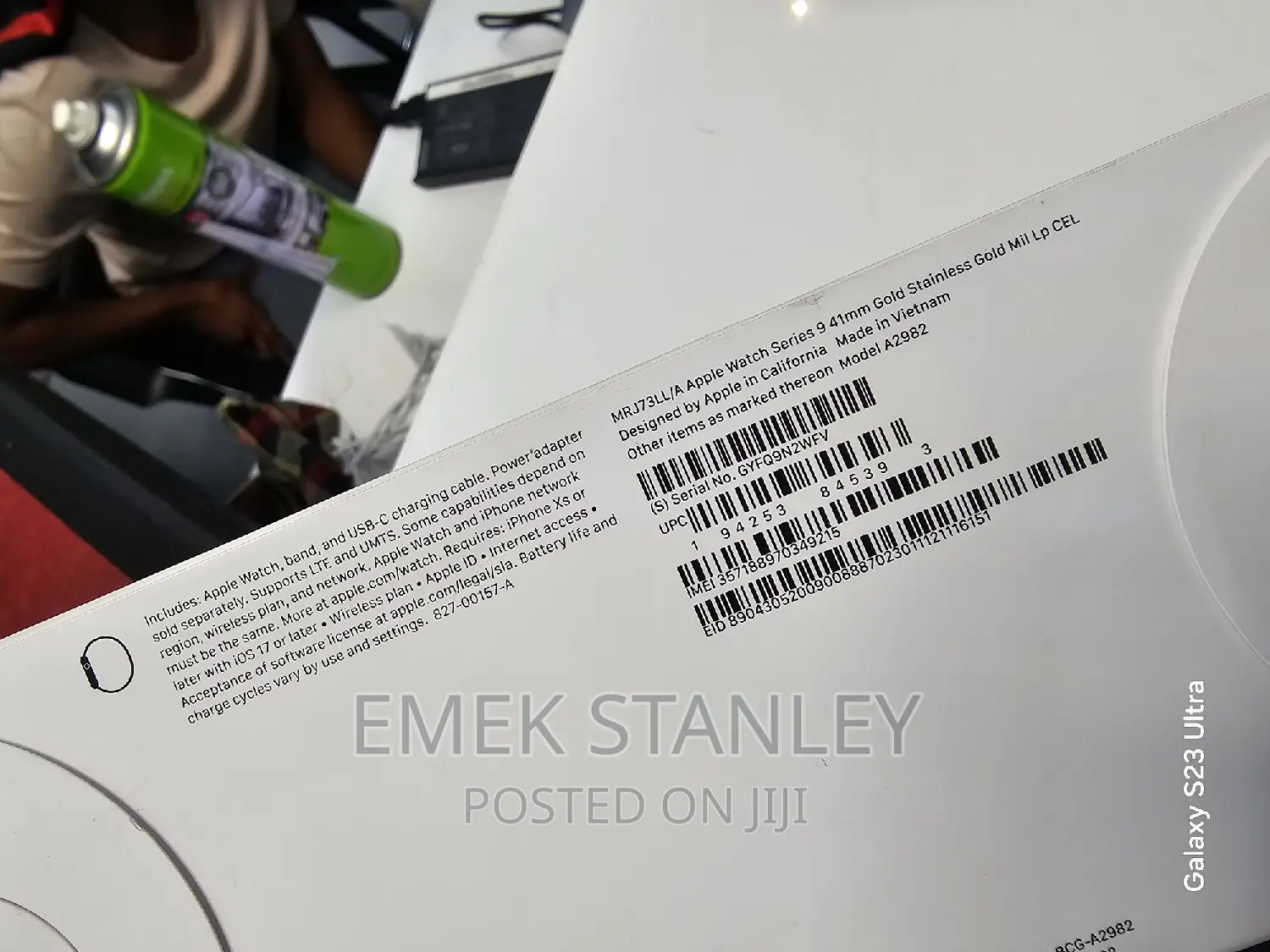 Apple Watch Series O 41mm Gold Stainless Gold Mil Lp CEL