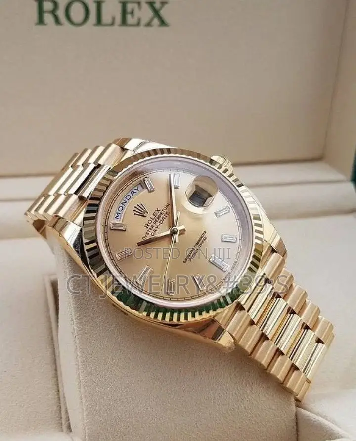 Original Rolex Day-Date × Just-Date for Unisex
