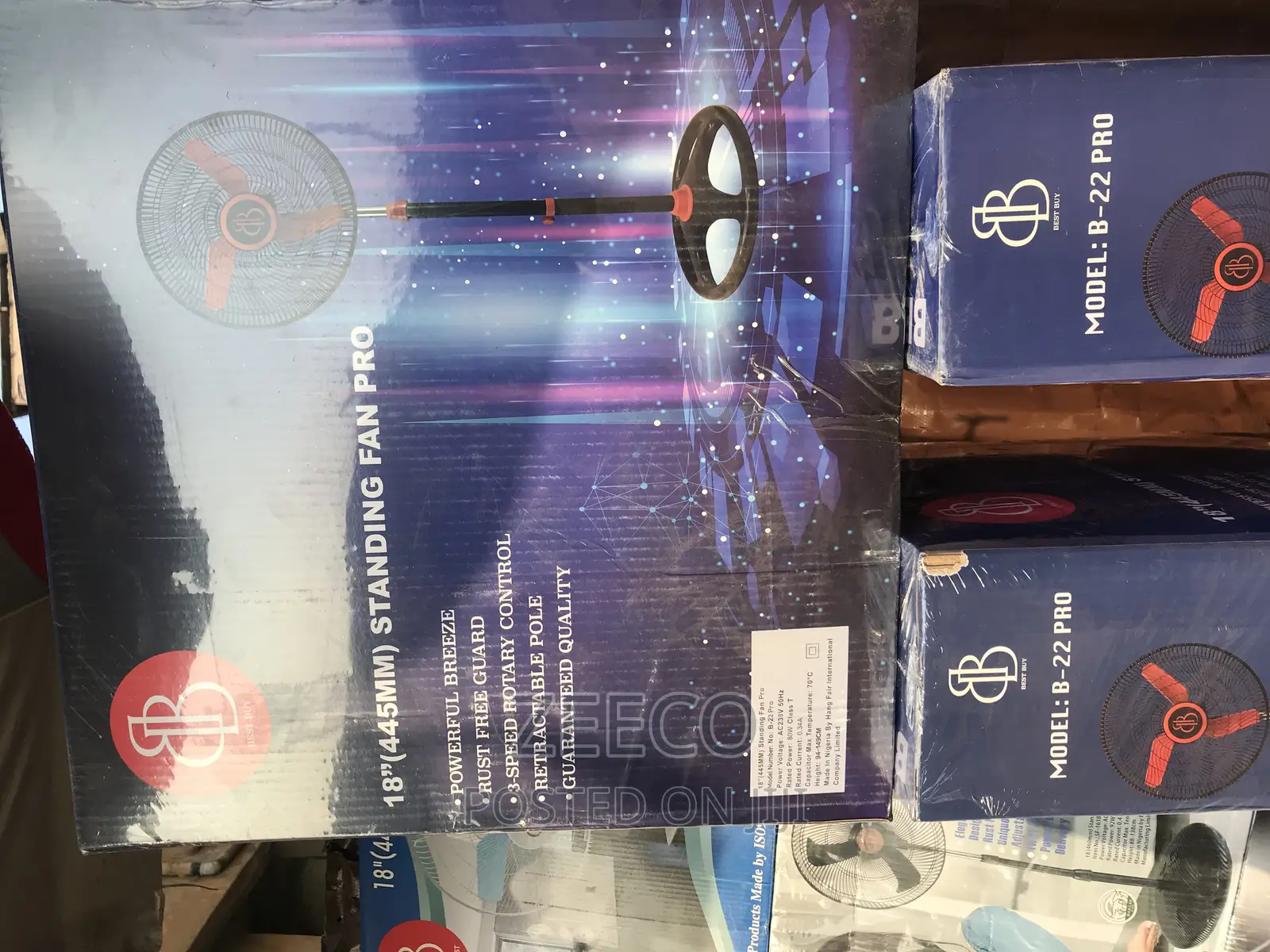 18” Standing Fan 445mm