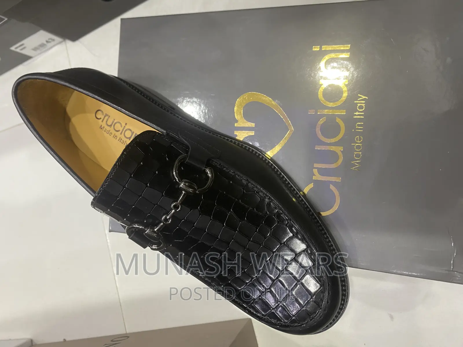 Pure Italian Leather Cruciani Shoe