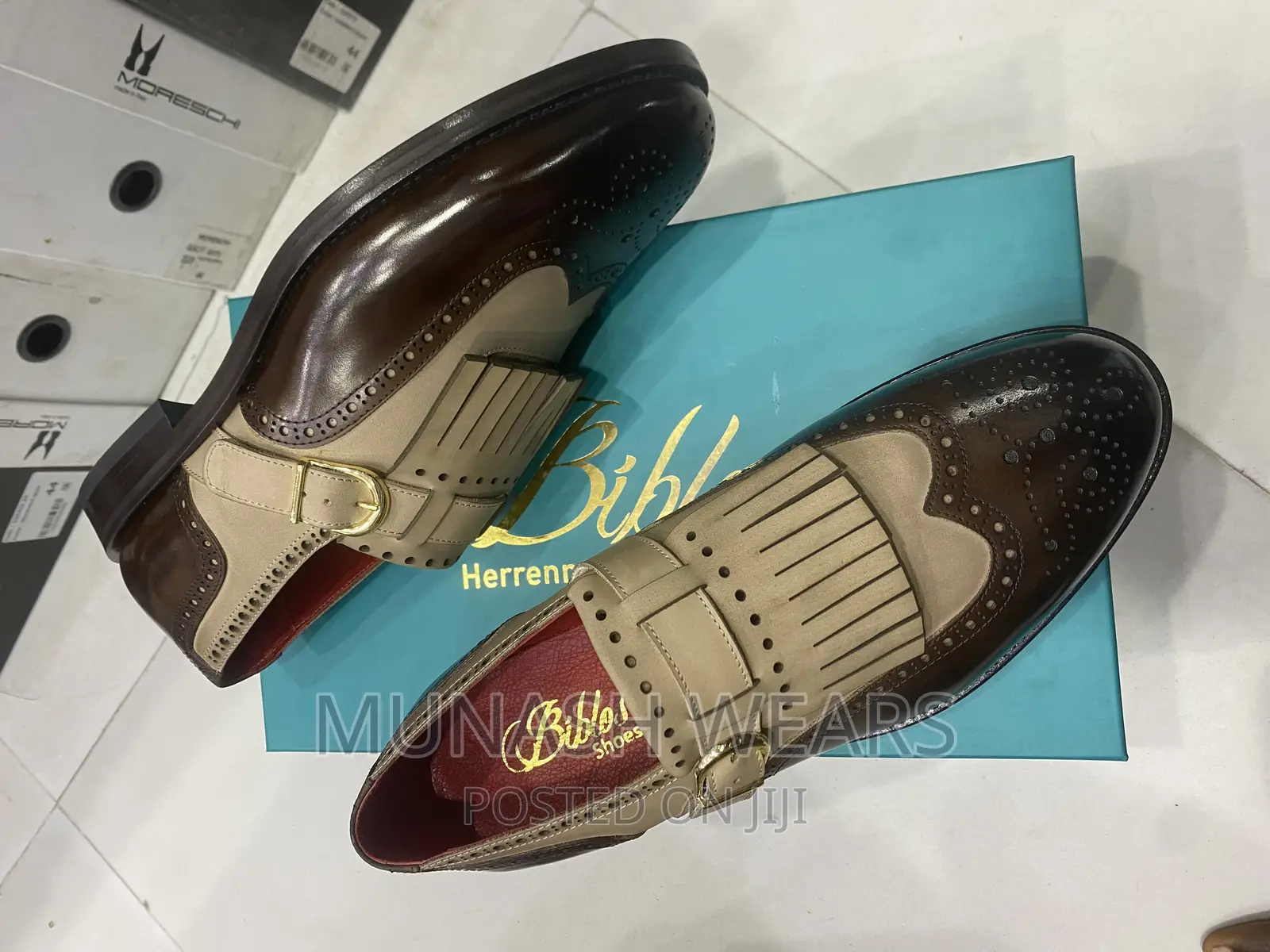 Pure Italian Leather Bibloe Shoe