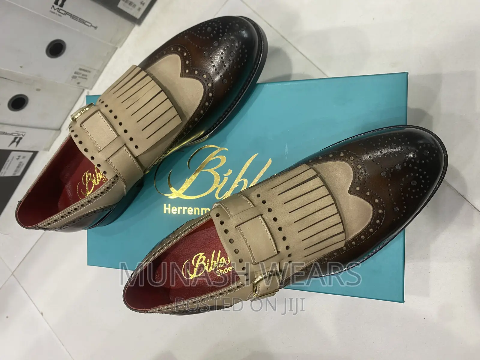 Pure Italian Leather Bibloe Shoe