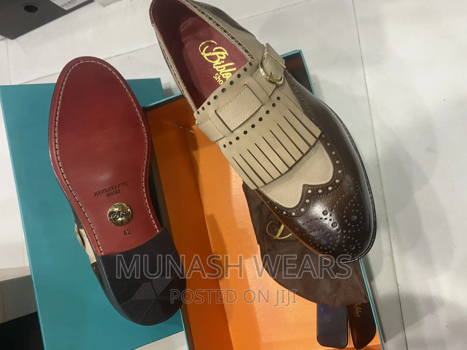 Pure Italian Leather Bibloe Shoe