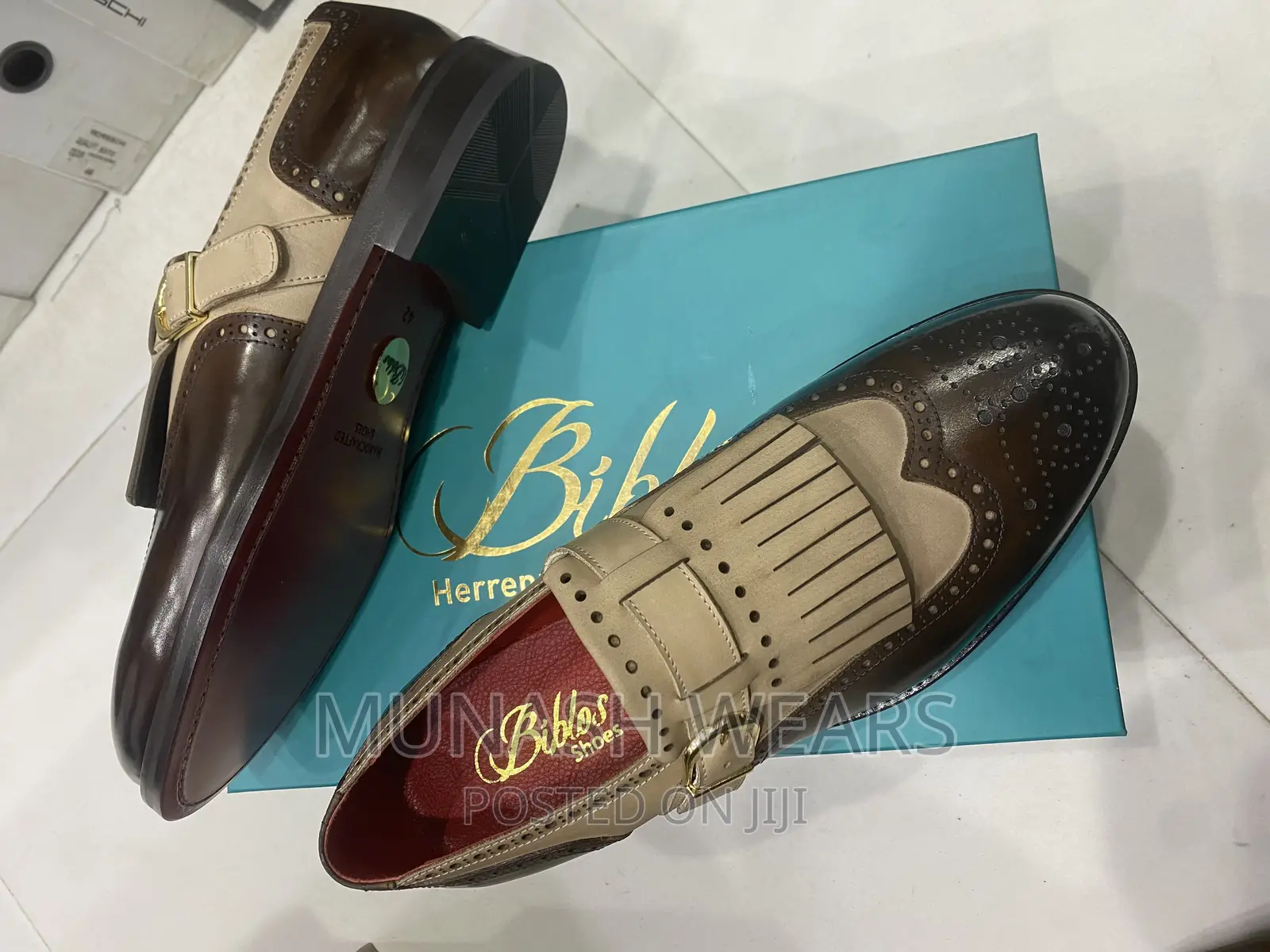 Pure Italian Leather Bibloe Shoe