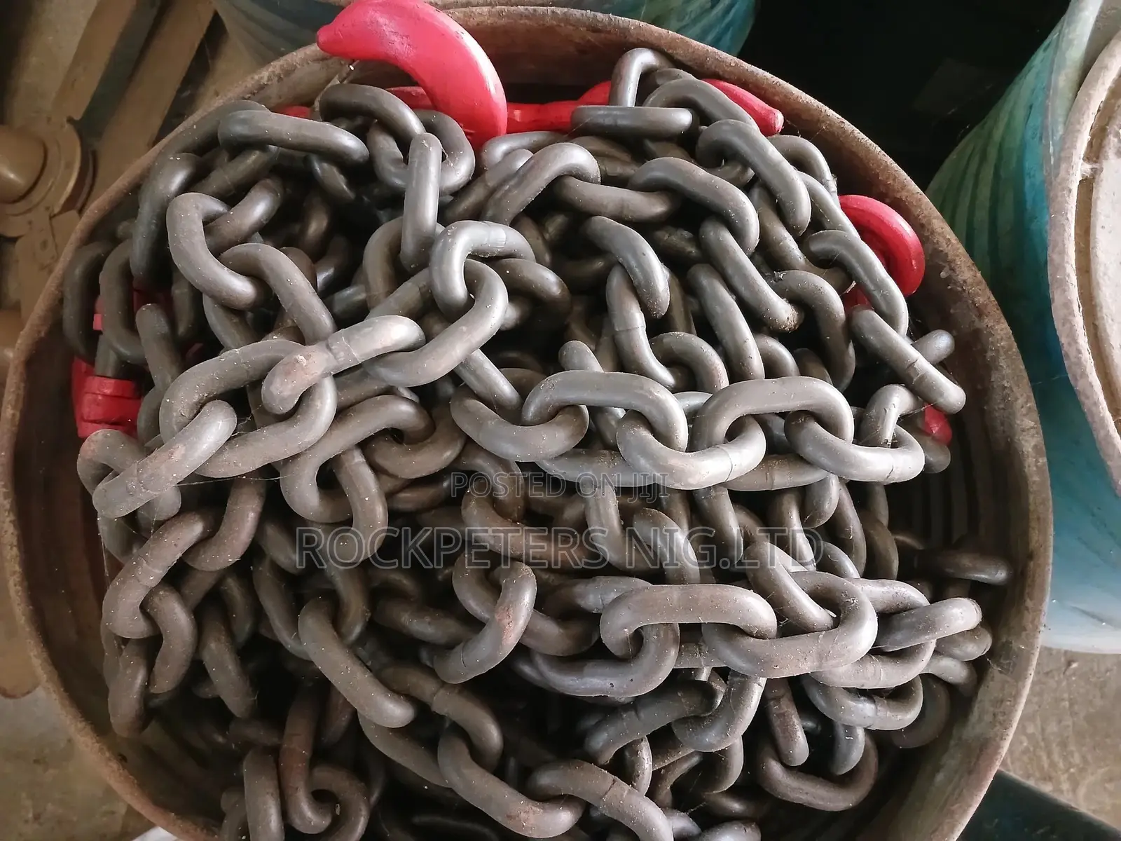 G80 16mm Lifting Chain(50meteres With 3ton Hook)