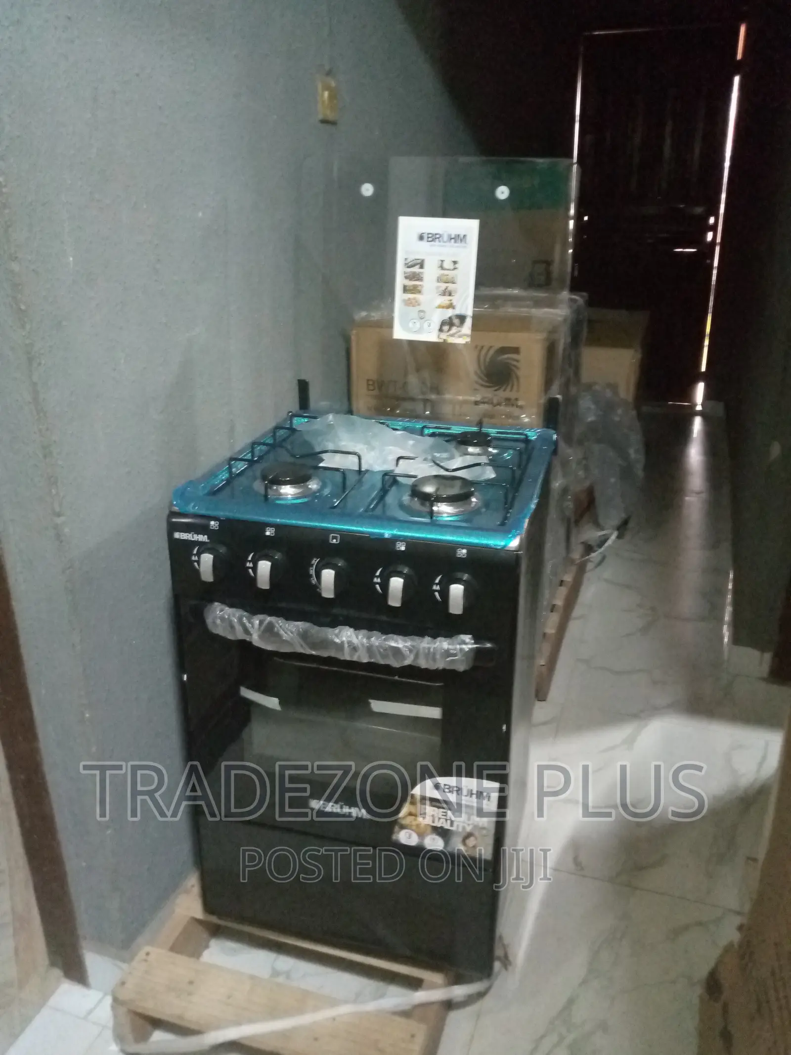 Bruhm 4+0 50X50 Gas Cooker-bgc-5540ib