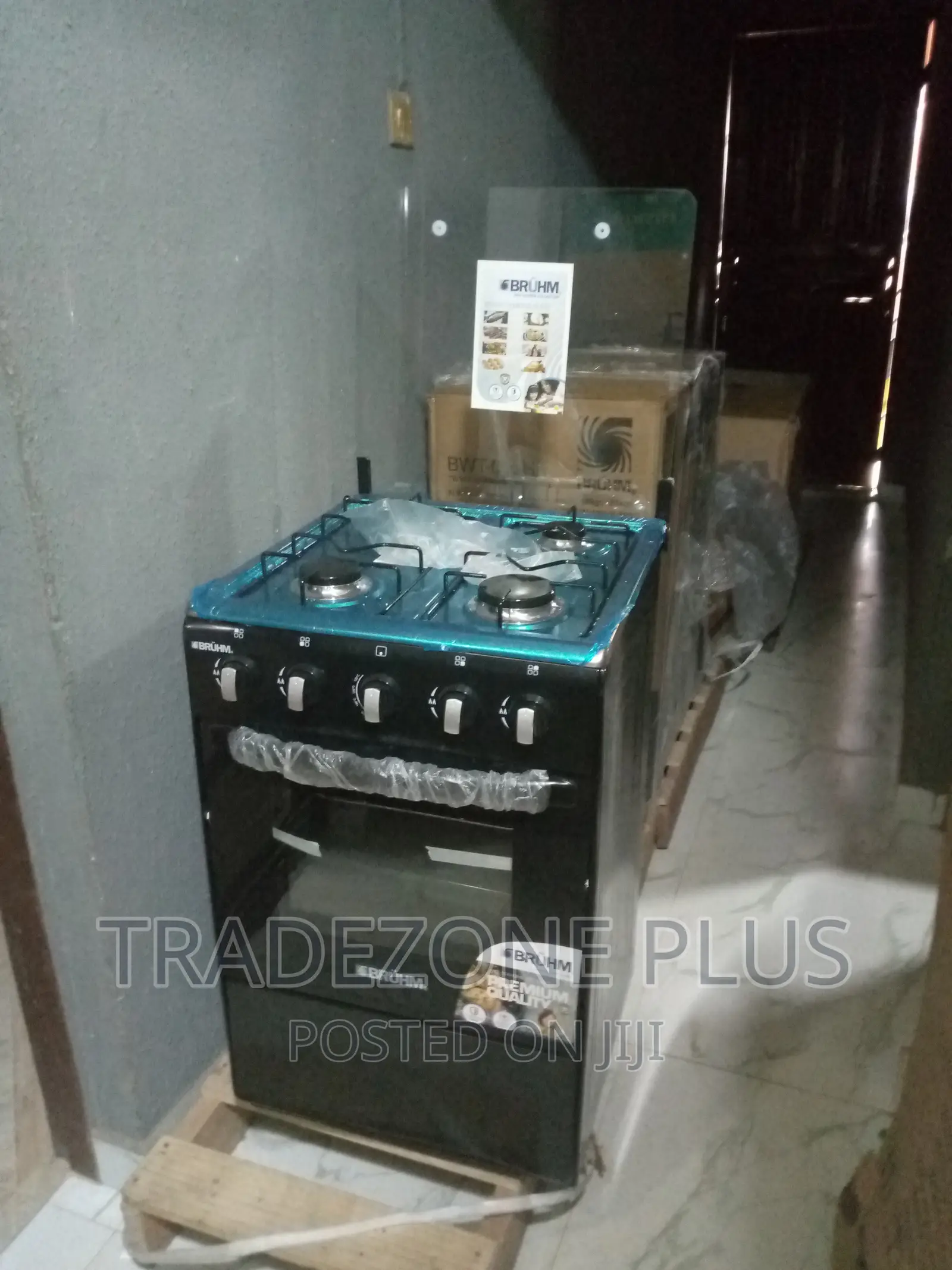 Bruhm 4 Burner Gas Cooker-bgc 5540ib