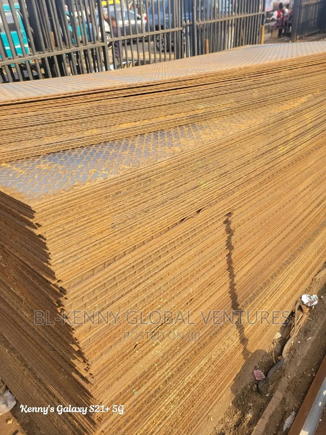 1.2 Meters by 2.4 Meters by 6mm Checkered Plate