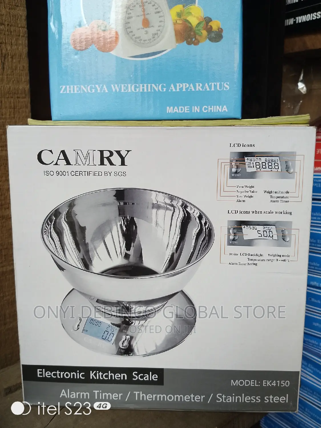 Camry 5kg 1g Digital Kitchen Food Scale With Alarm Timer