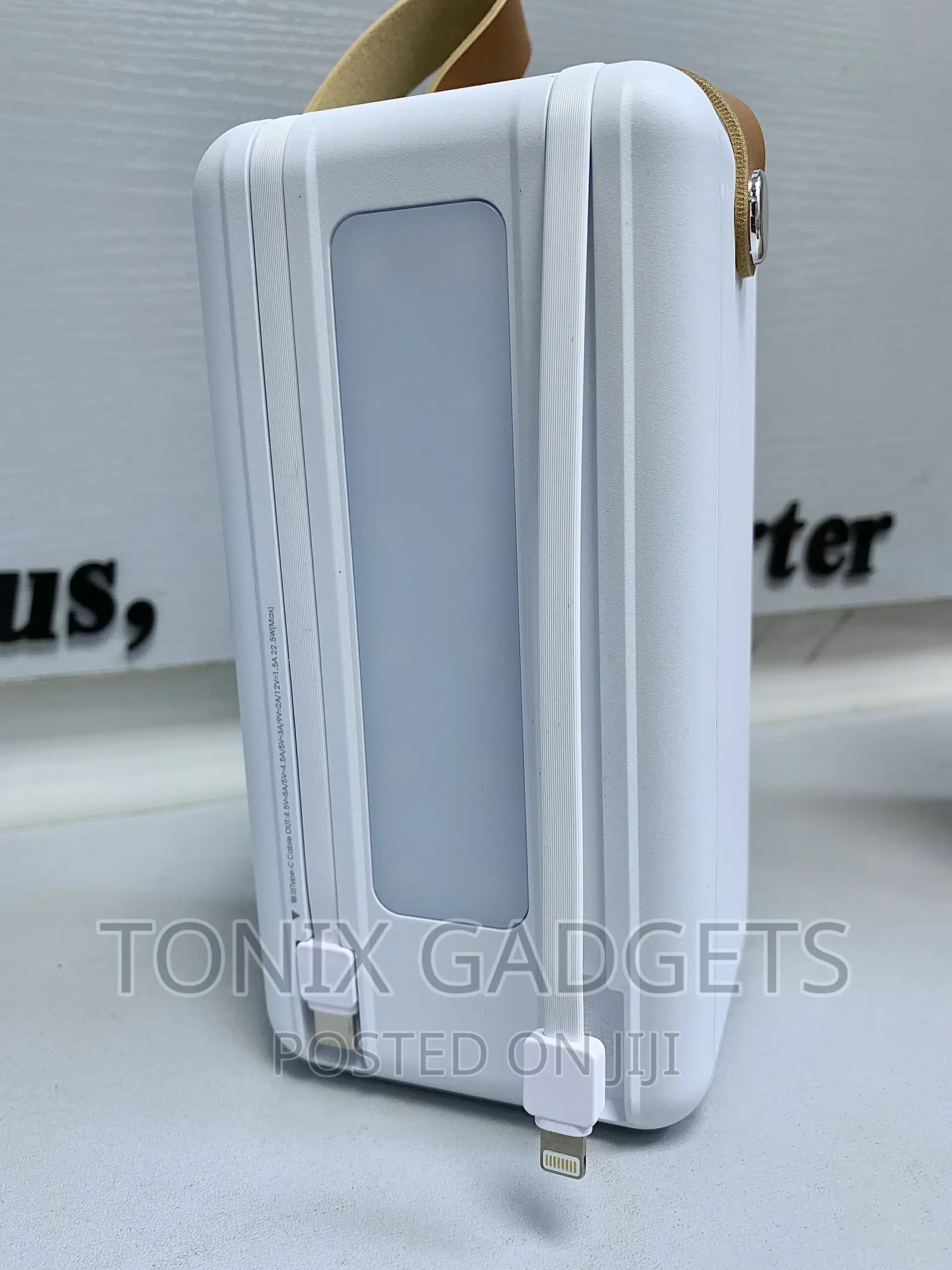 Remax Cabled Fast Charging Power Bank - 60000mah - RPP-565