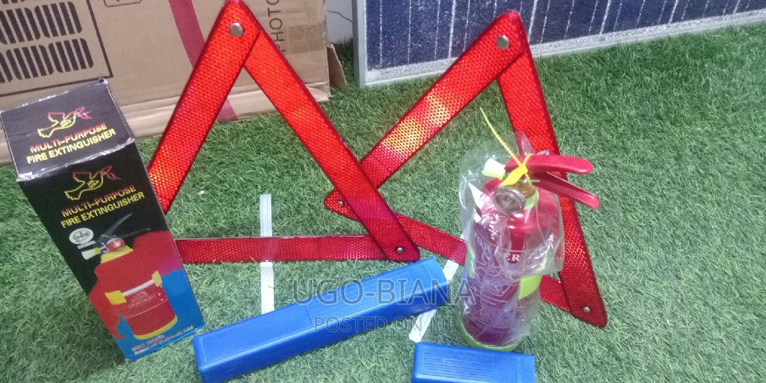 Car Fire Extinguisher + FREE 2 Caution Sign