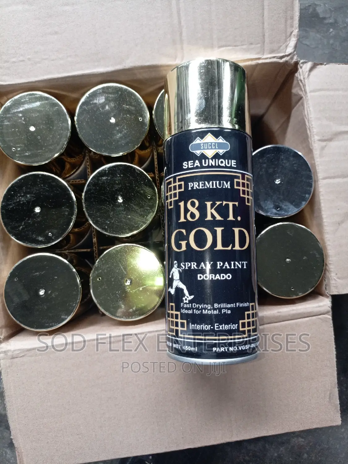 Gold Spraying Paint