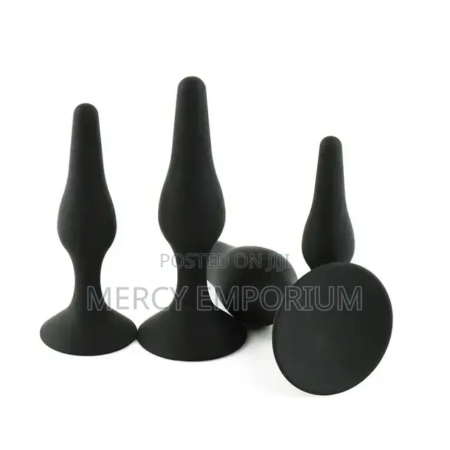 4 Pieces Anal Butt Plugs Soft Silicone Each