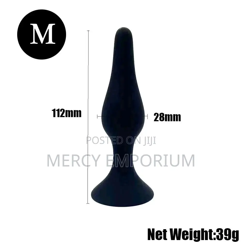 4 Pieces Anal Butt Plugs Soft Silicone Each