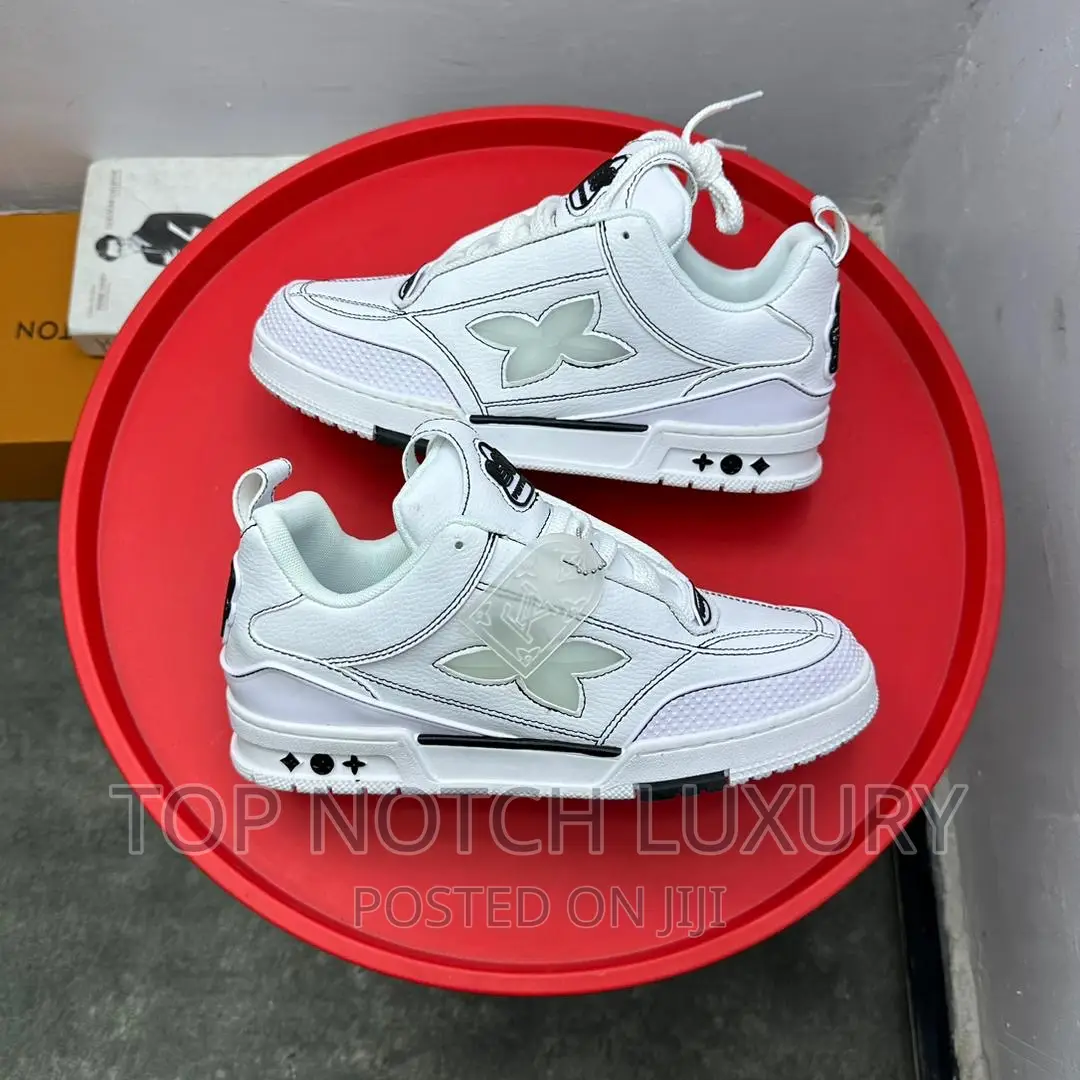 Original Louis Vuitton Trainer #45 Cream Big Lace Luxury