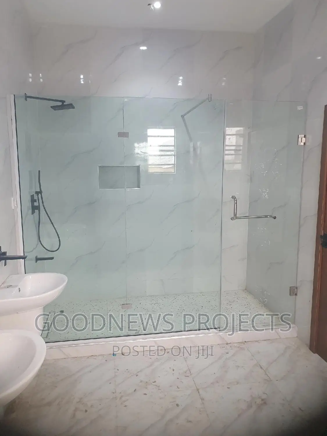 Big Bathroom Shower Glass Enclosure