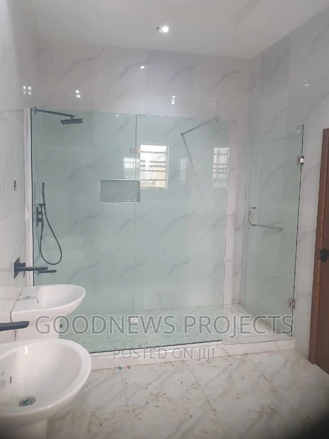 Big Bathroom Shower Glass Enclosure