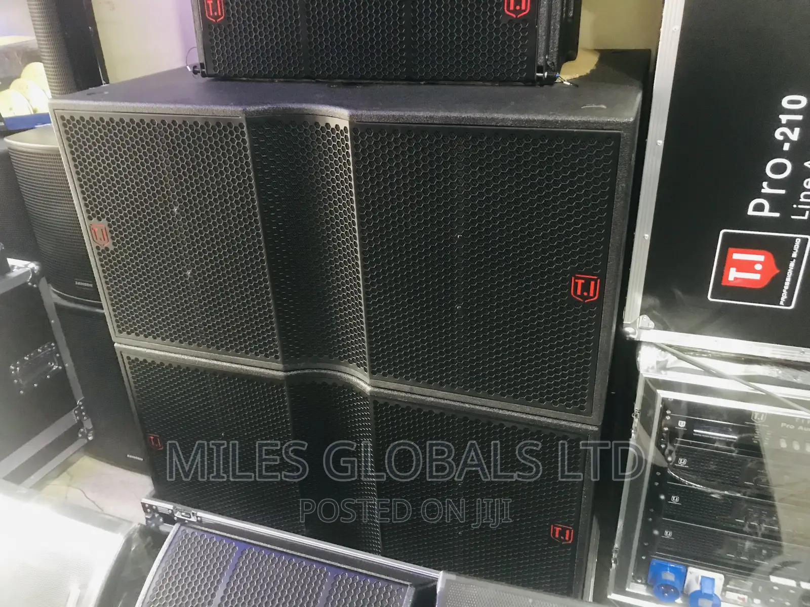 T.I Line Array Speakers Powered Line Array System Pro Audio