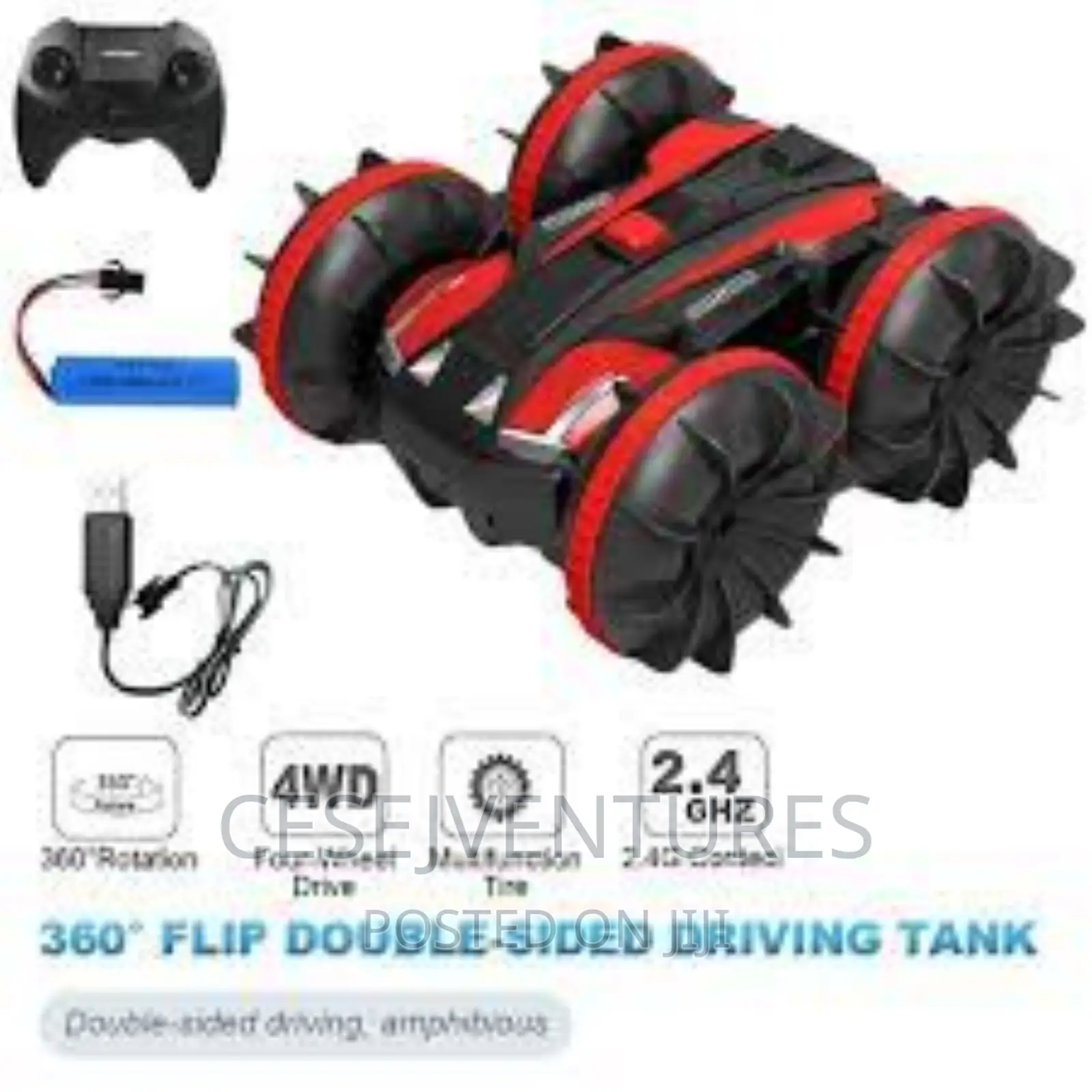 Amphibious Stunt Car Toy
