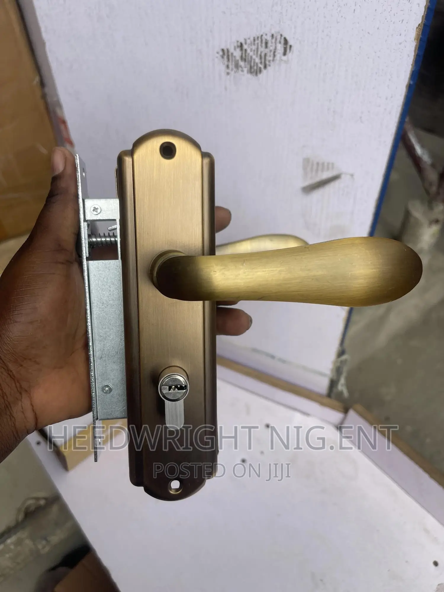 Bronze Small Wooden Iron Door Lock