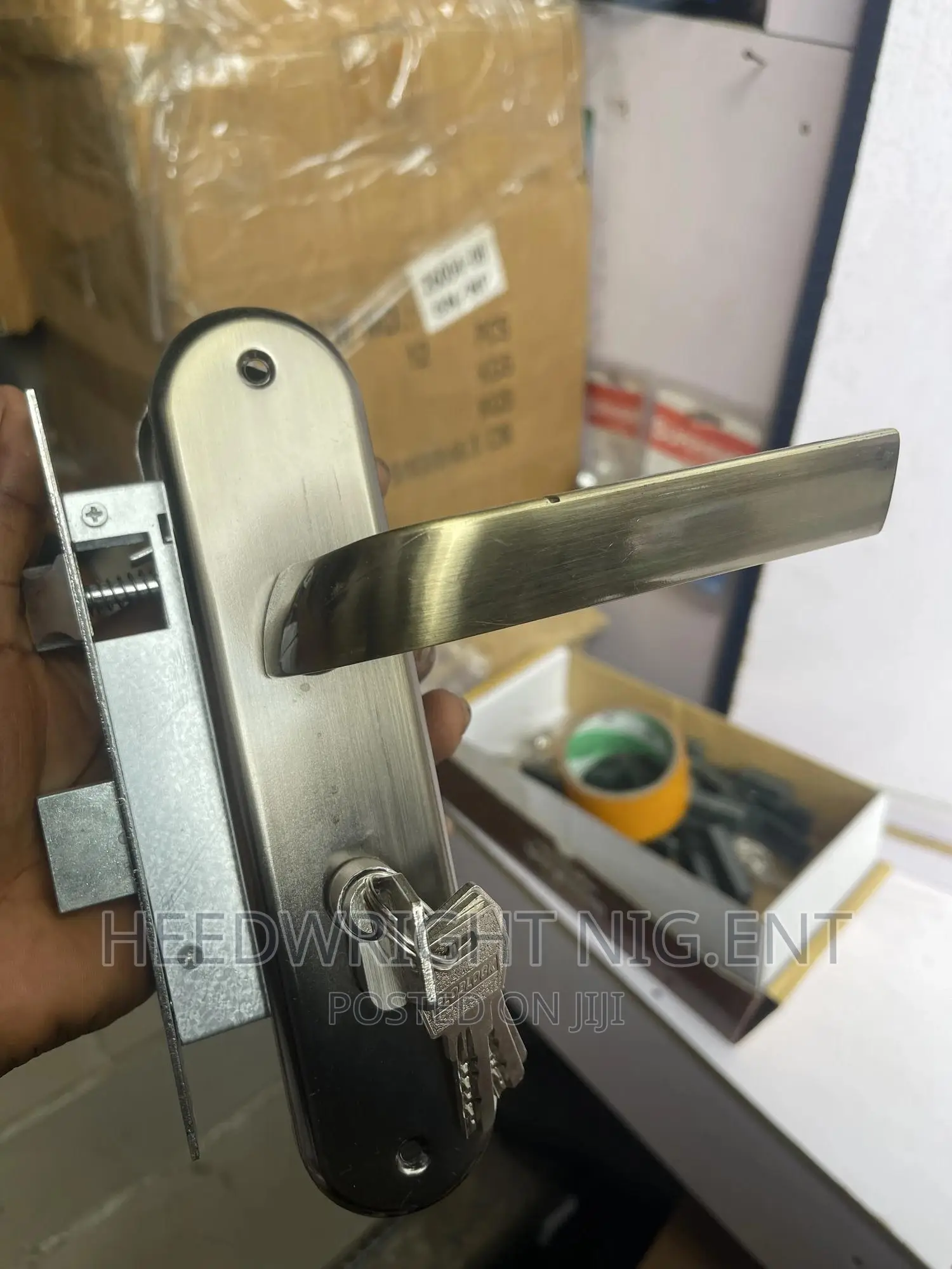WOODEN and Iron Door Lock