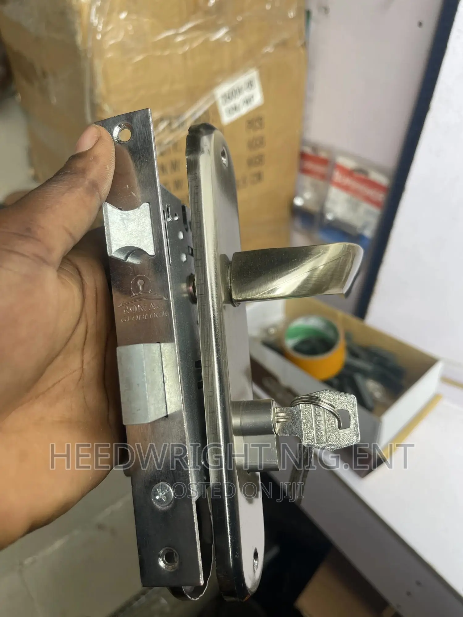 WOODEN and Iron Door Lock