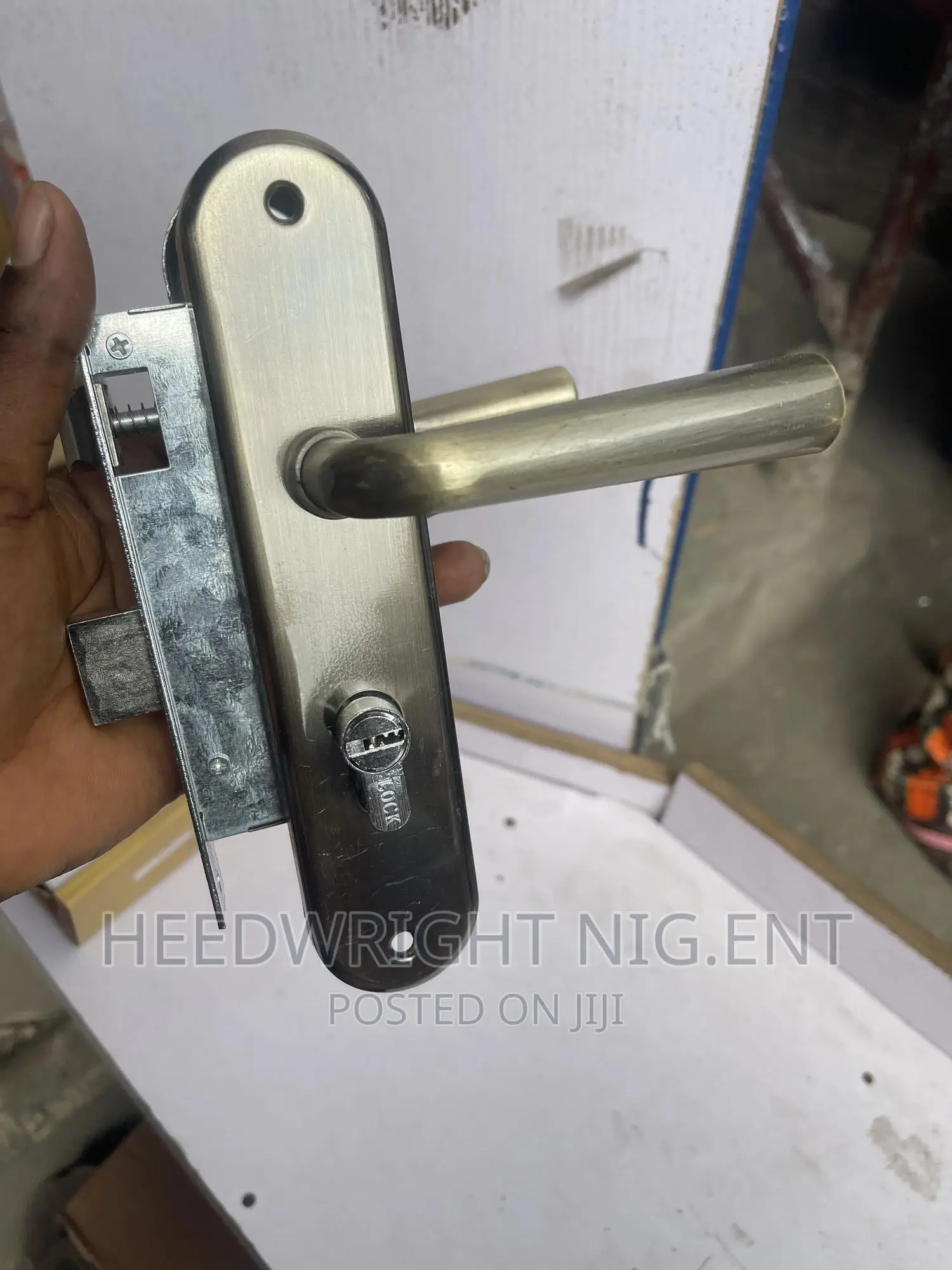 Small Wooden Door Entry Lock