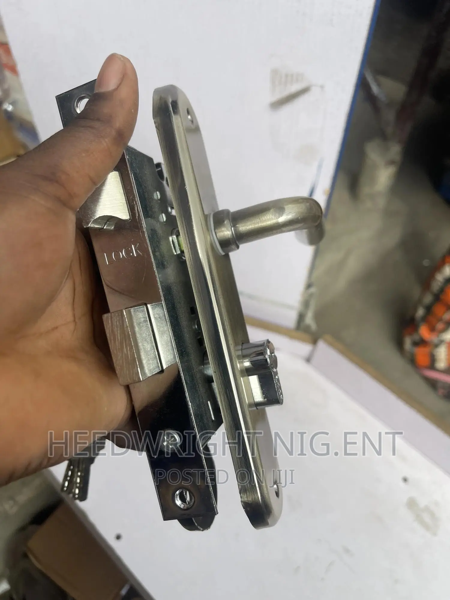 Small Wooden Door Entry Lock