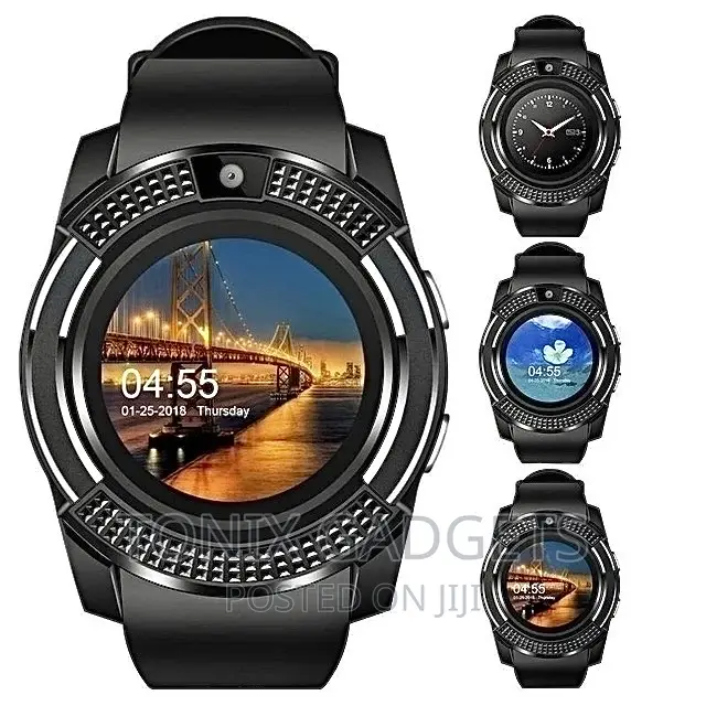 V8 Full Screen Smartwatch With Sim Card Slot