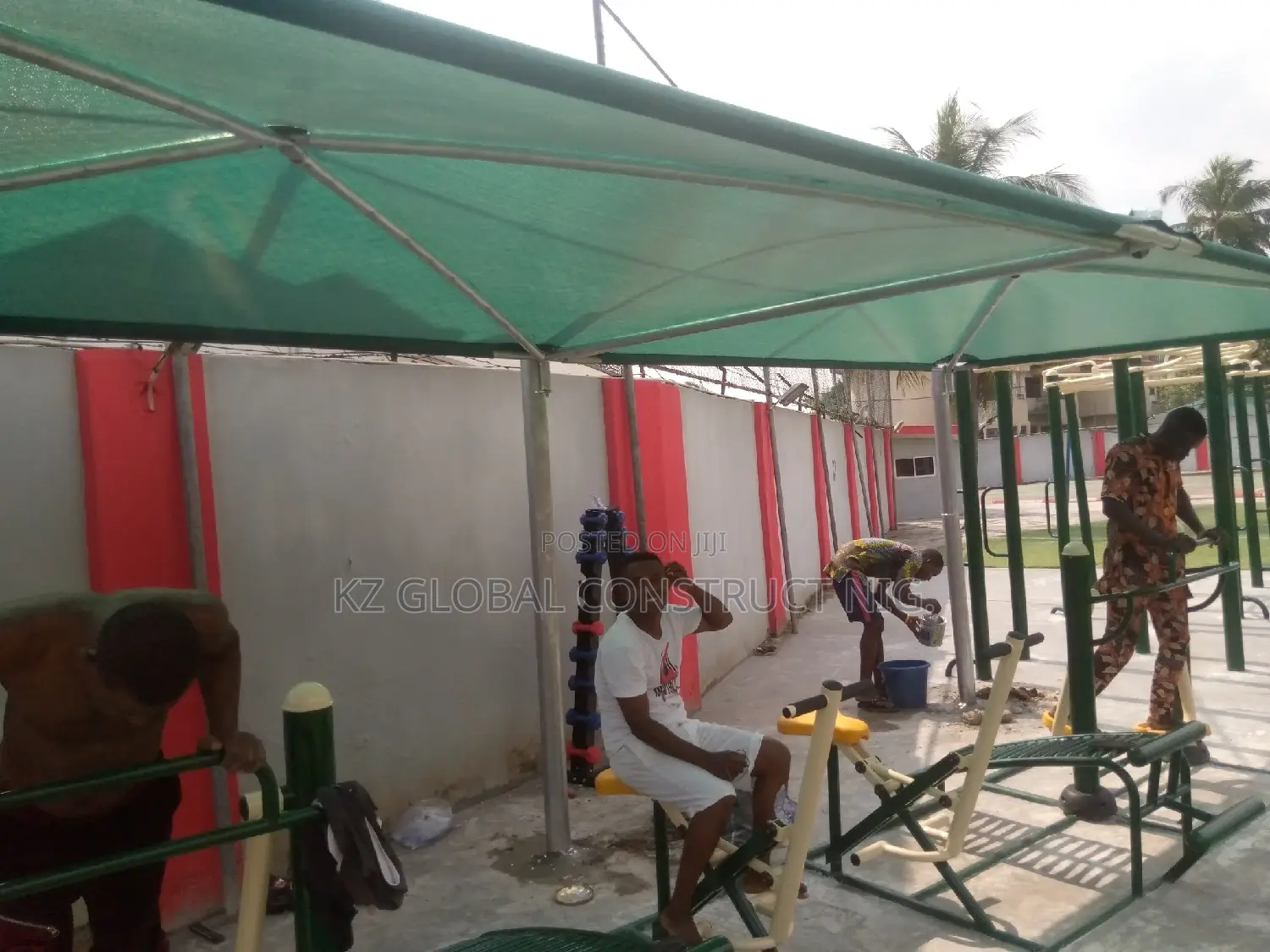 Carport for Fitness Equipment
