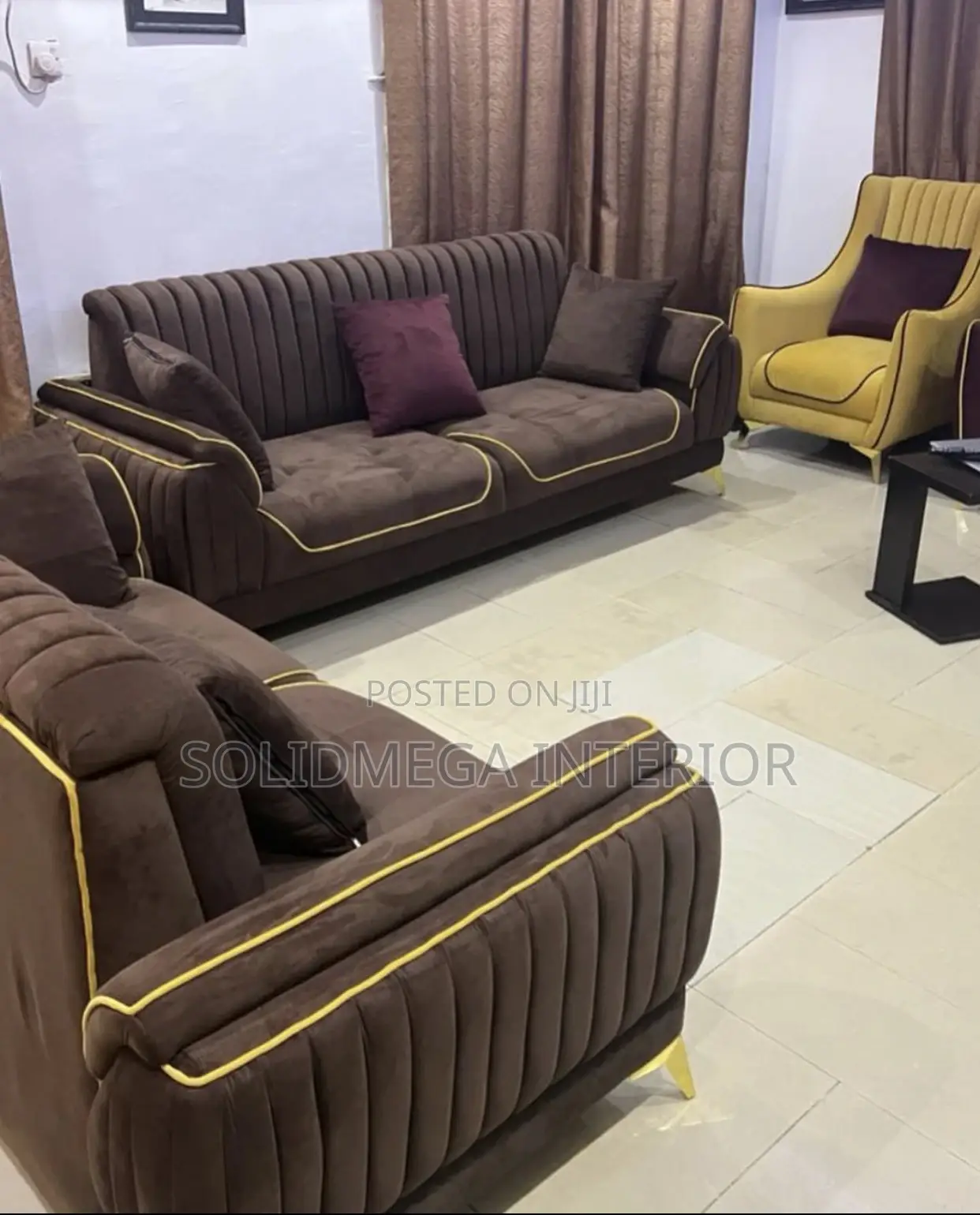 Solid Interior 7 Seater Sofa