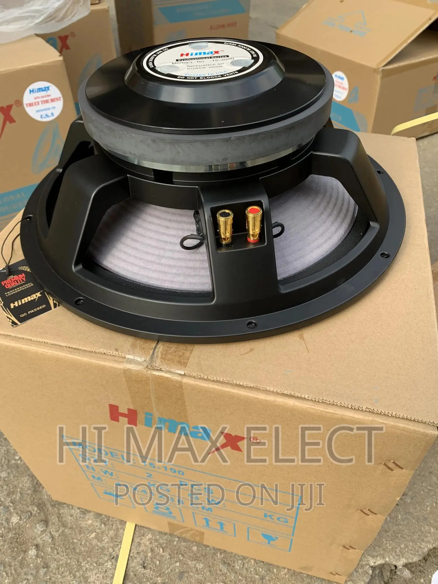 3000watt Himax 15inch Speaker