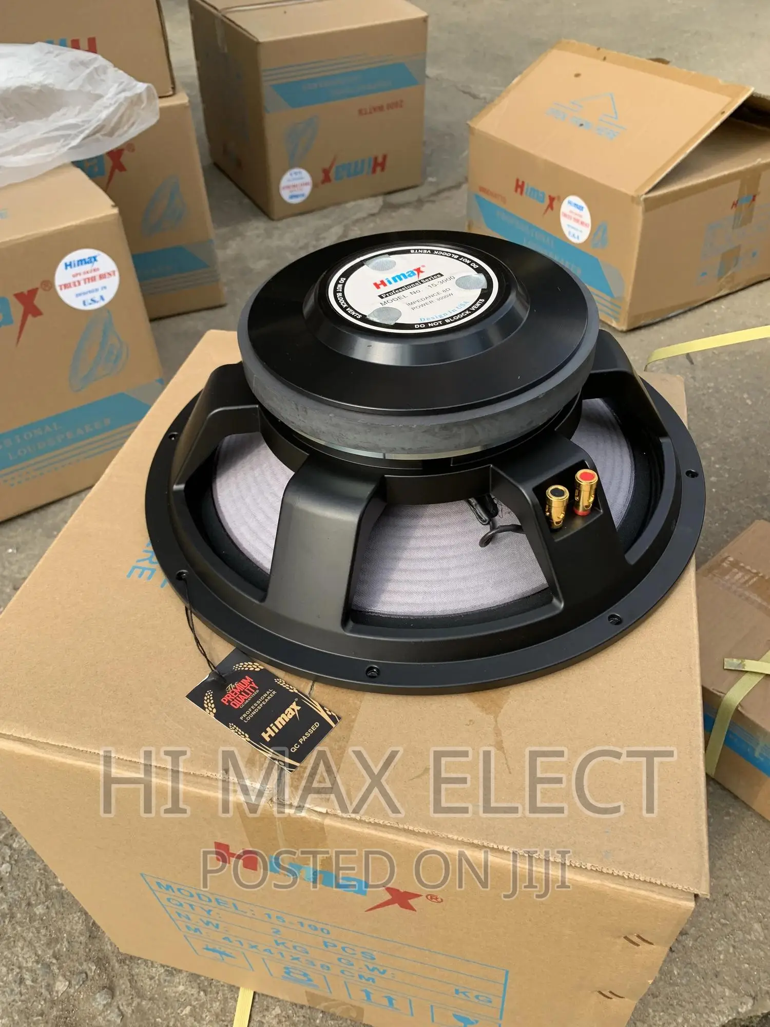 3000watt Himax 15inch Speaker