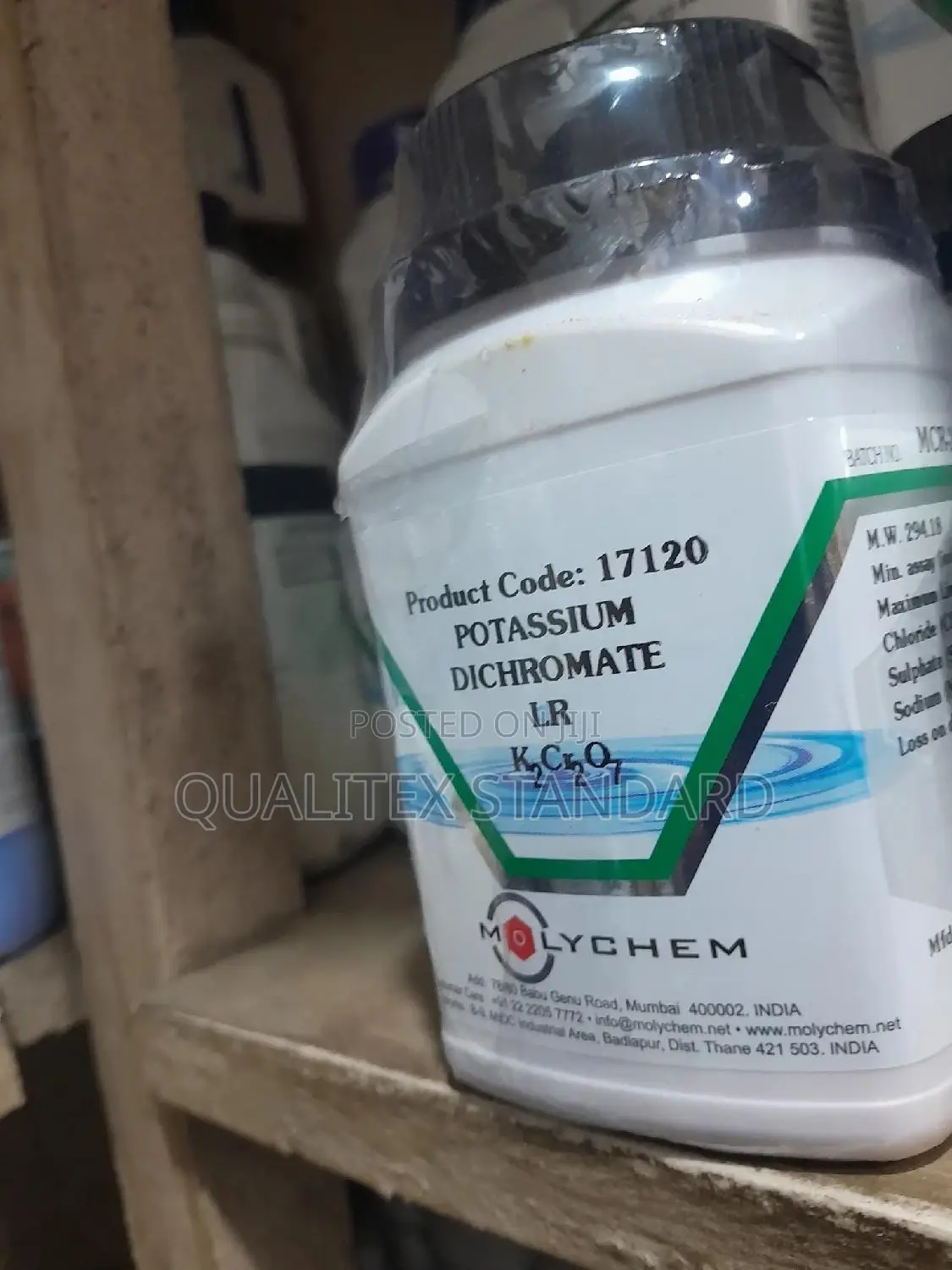 Molychem 500g Potassium Dichromate