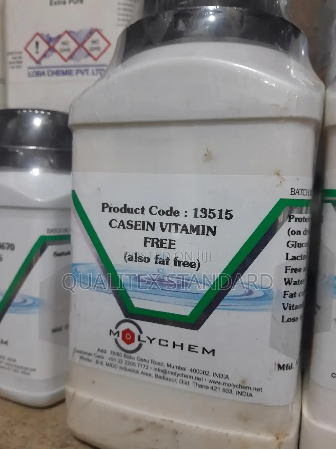 Casein Vitamin Free ( Also Fat Free)