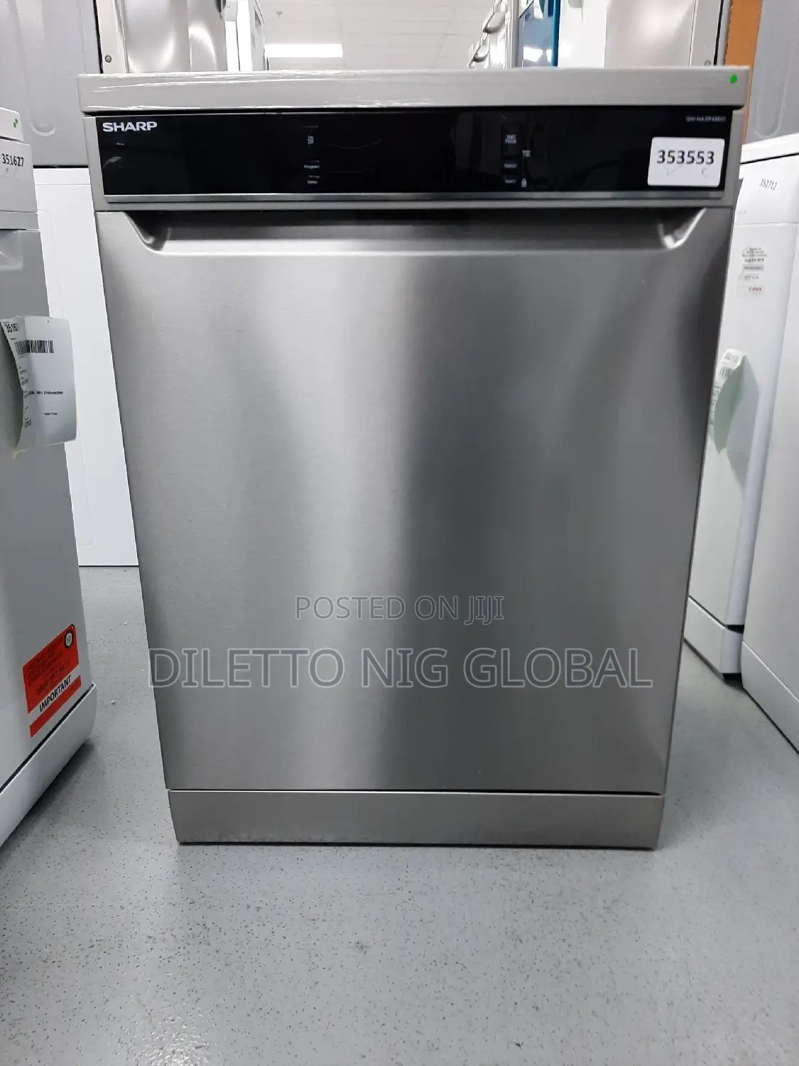 Sharp Qw-Na31f45eio-en Standard Dishwasher – Stainless Steel