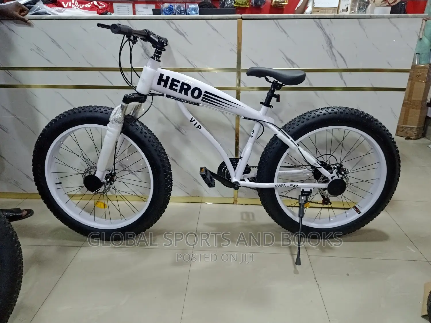 Fat Tyre Bicycle White