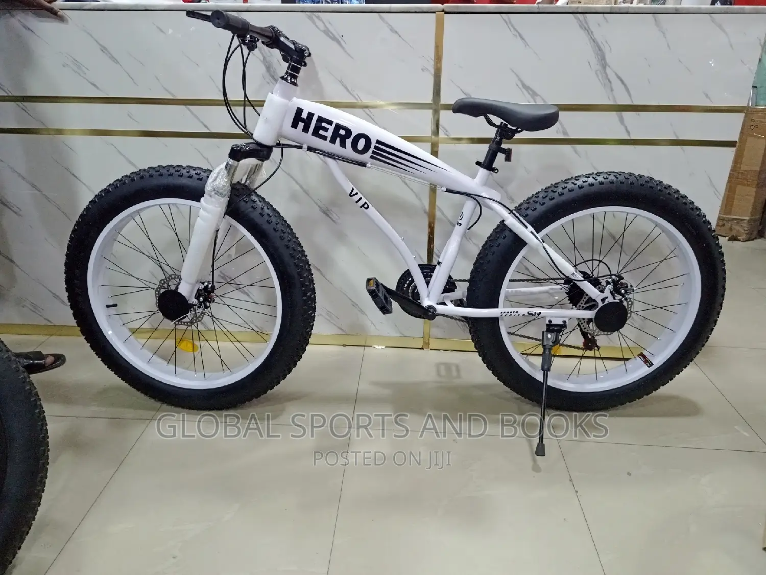 Fat Tyre Bicycle White