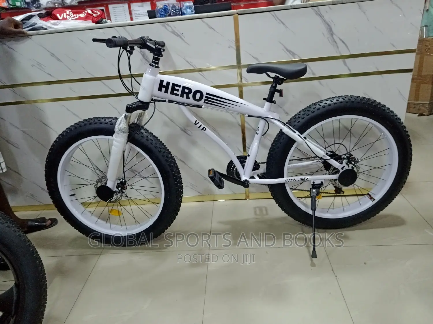 Fat Tyre Bicycle White