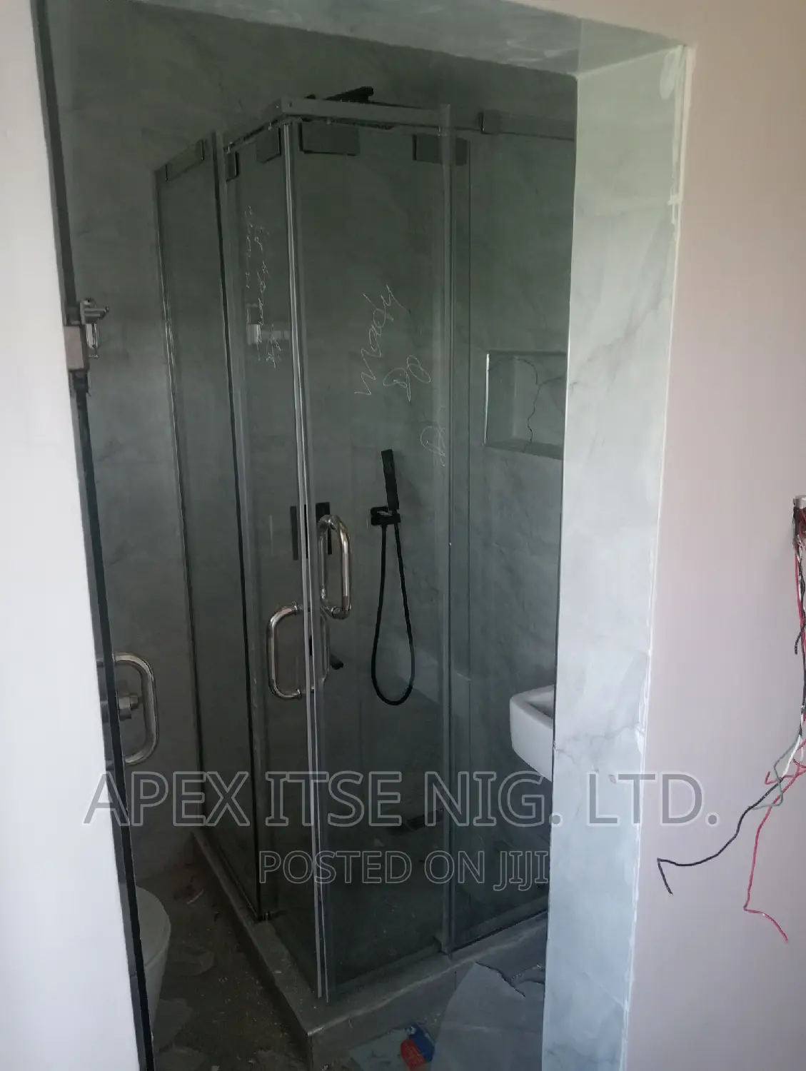 Dual Sliding Shower Cubicle Clear