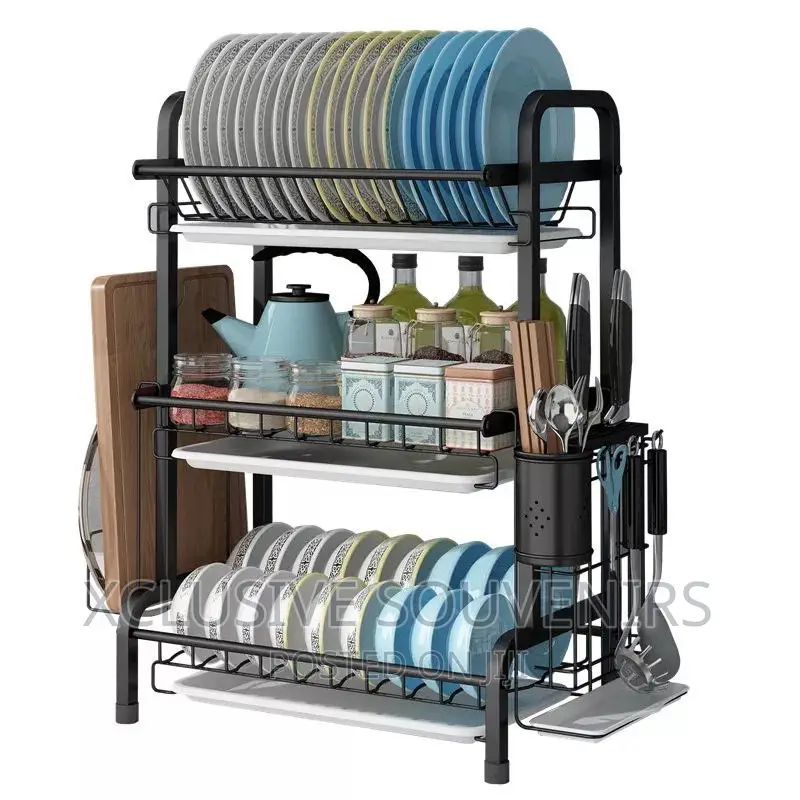 3layer Multifunctional Dish Drying Rack