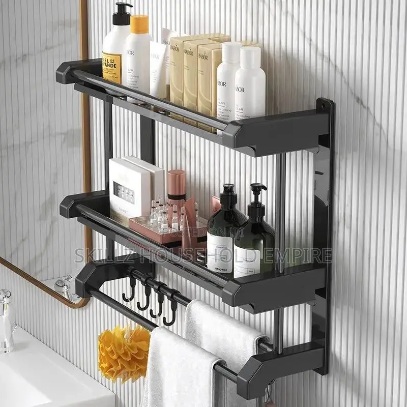 Double Layer Bathroom Rack